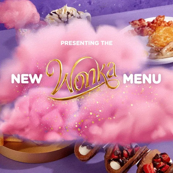 Presenting the NEW Wonka Menu