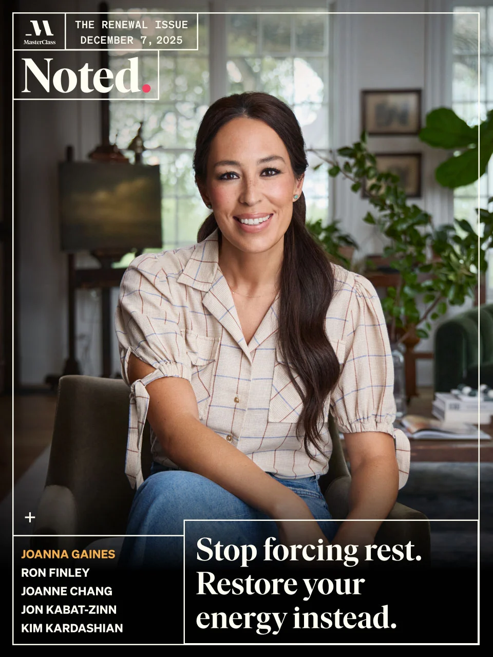 The Renewal Issue. December 7, 2025. Stop forcing rest. Restore your energy instead.