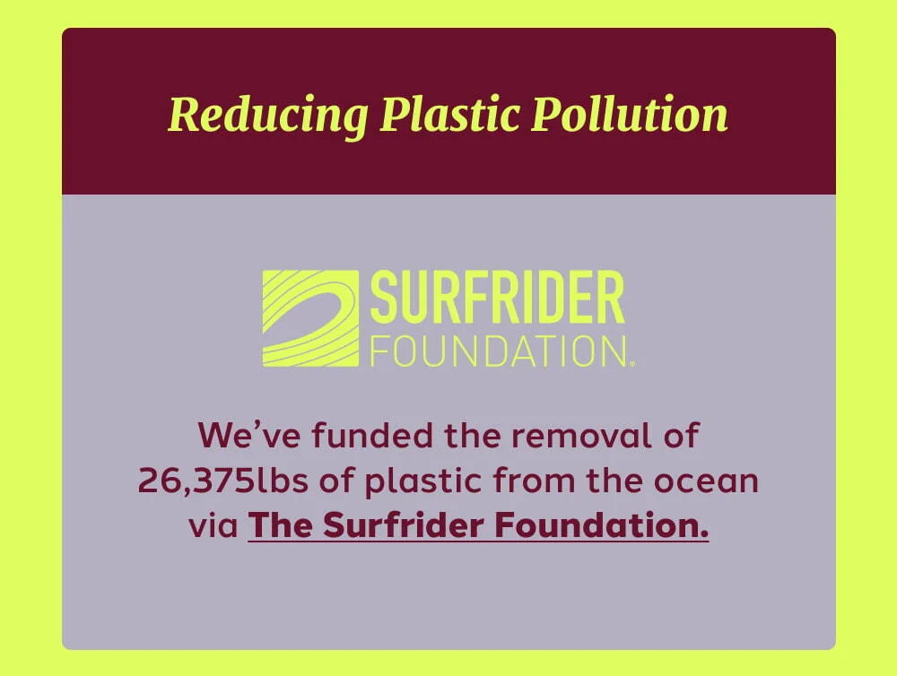 Reducing Plastic Pollution