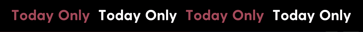 FLASH DEAL | TODAY ONLY
