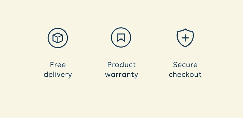 Free delivery - Product warranty - Secure checkout