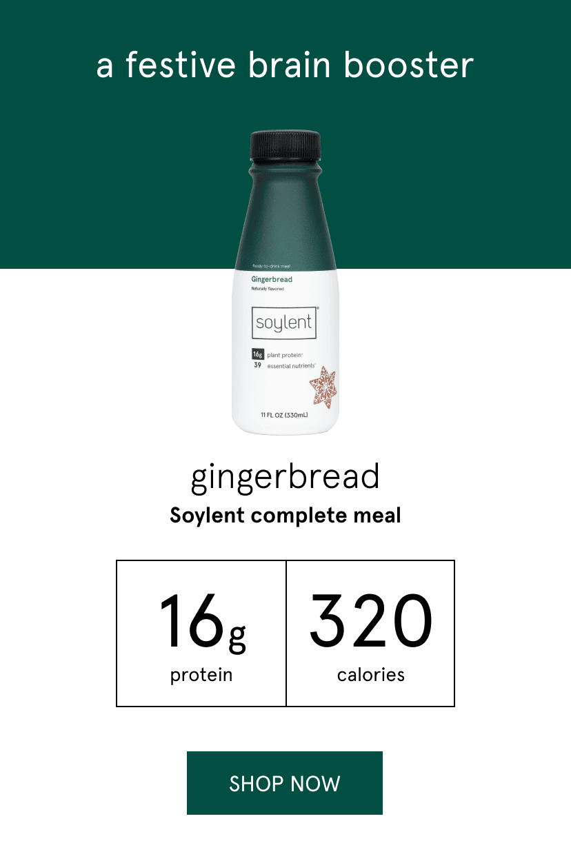 a festive brain booster: gingerbread