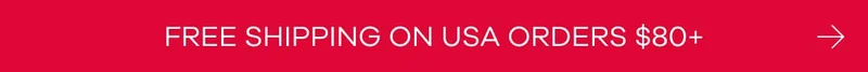 Free shipping on USA orders $80+