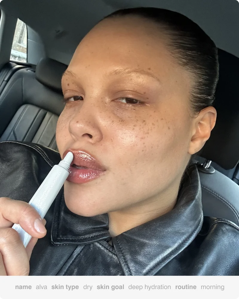 name: alva skin type: dry skin goal: deep hydration routine: morning