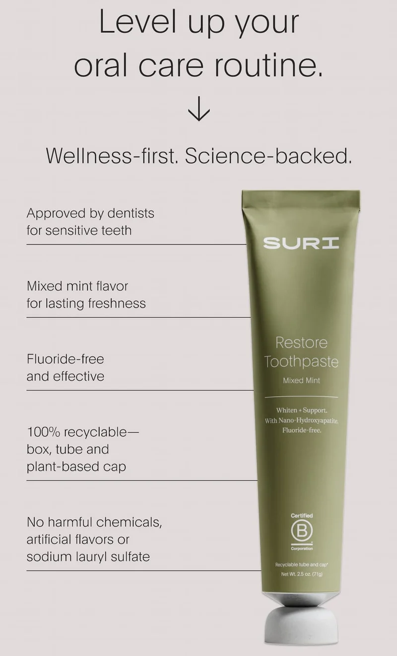 Level up your oral care routine. Wellness-first. Science-backed.