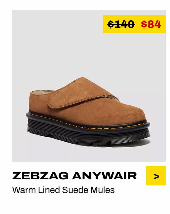 ZEBZAG ANYWAIR Warm Lined Suede Mules