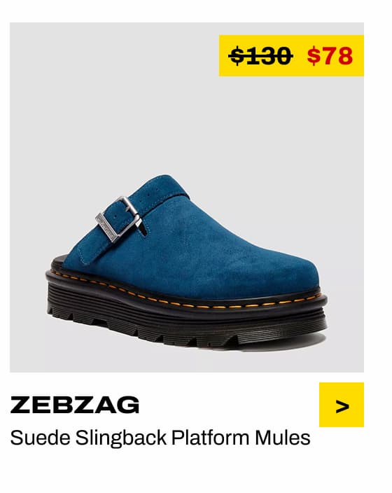 ZEBZAG Suede Slingback Platform Mules