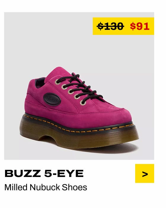 BUZZ 5-EYE Milled Nubuck Shoes