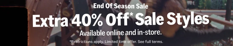 EXTRA 40% OFF SALE