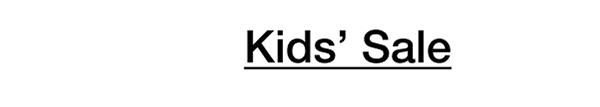 Kid's Sale