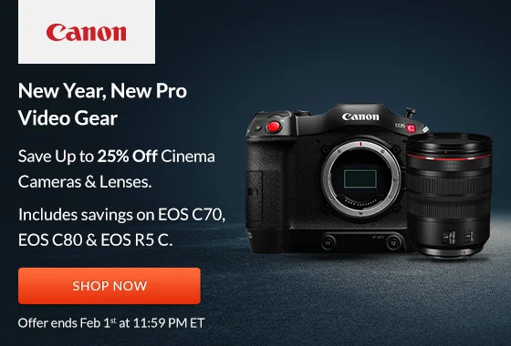 Canon New Year, New Pro Video Gear | Shop Now