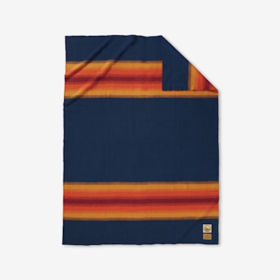 National Park Throw with Leather Carrier