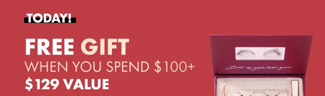 Free Gift when you spend $100+