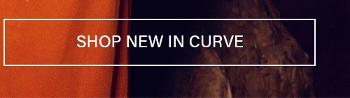 SHOP NEW IN CURVE. Pink fashion banner.