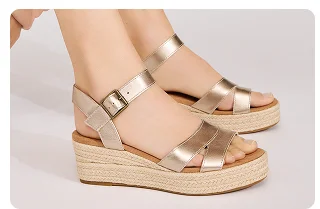 Audrey Wedge Sandal - Image