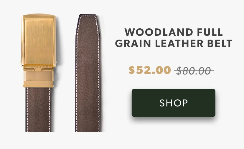 Woodland Full Grain Leather Belt Woodland Full Grain Leather Belt