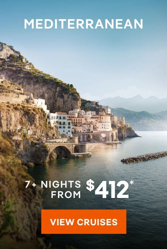 MEDITERRANEAN – 7+ Nights – Click to View Cruises & Book Now