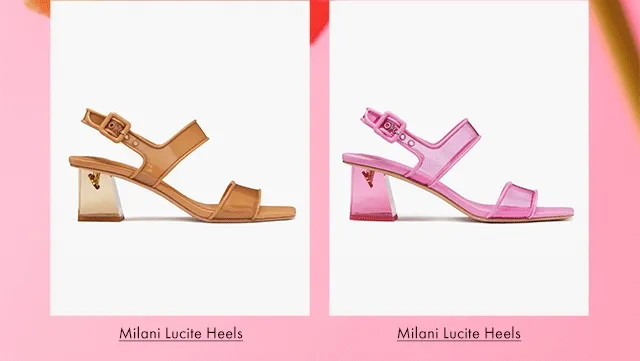 Milani Lucite Heels