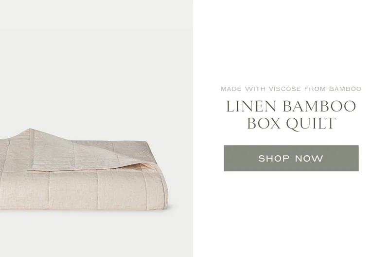 Shop The Linen Bamboo Box Quilt
