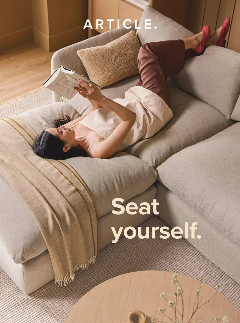 Seat yourself with Article's new lines.