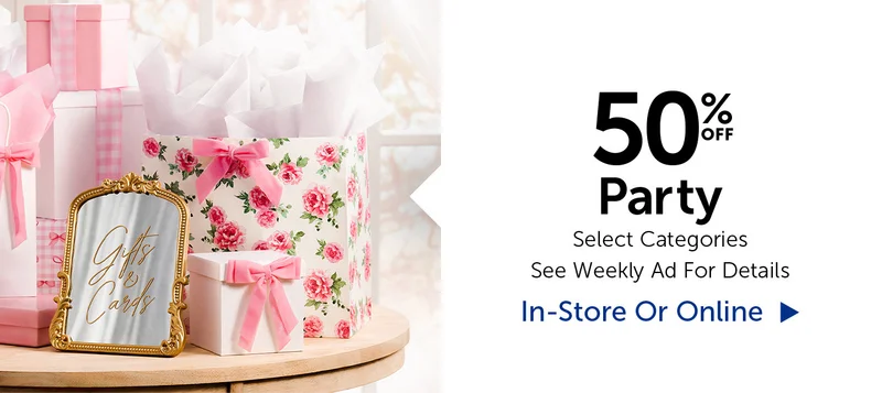 50% Off Party - Select Categories