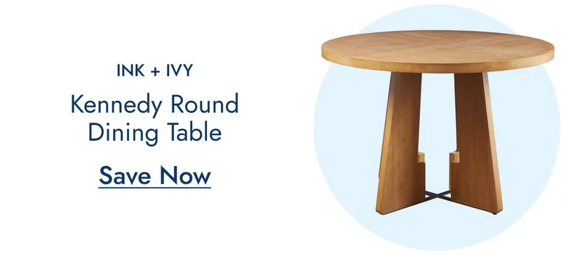 INK + IVY Kennedy Round Dining Table