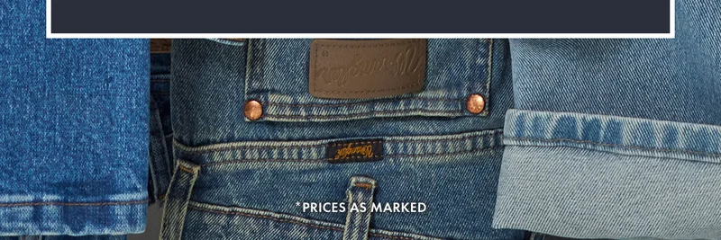 *Prices as marked