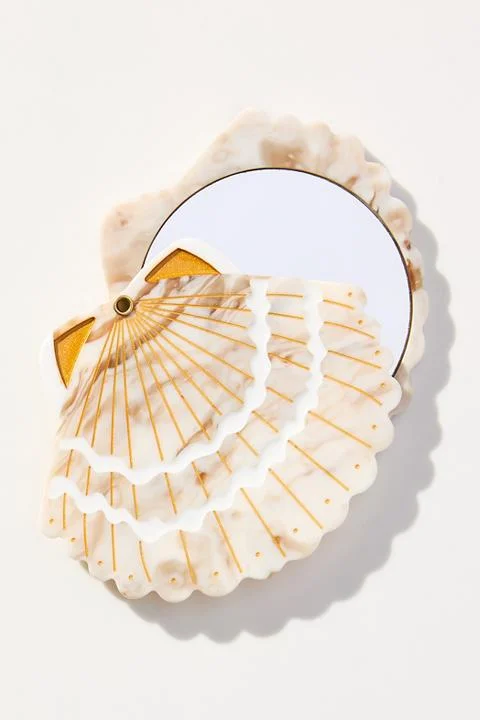 Solar Eclipse Handpainted Compact Mirror