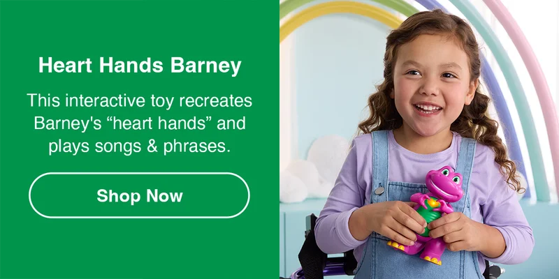 Heart Hands Barney