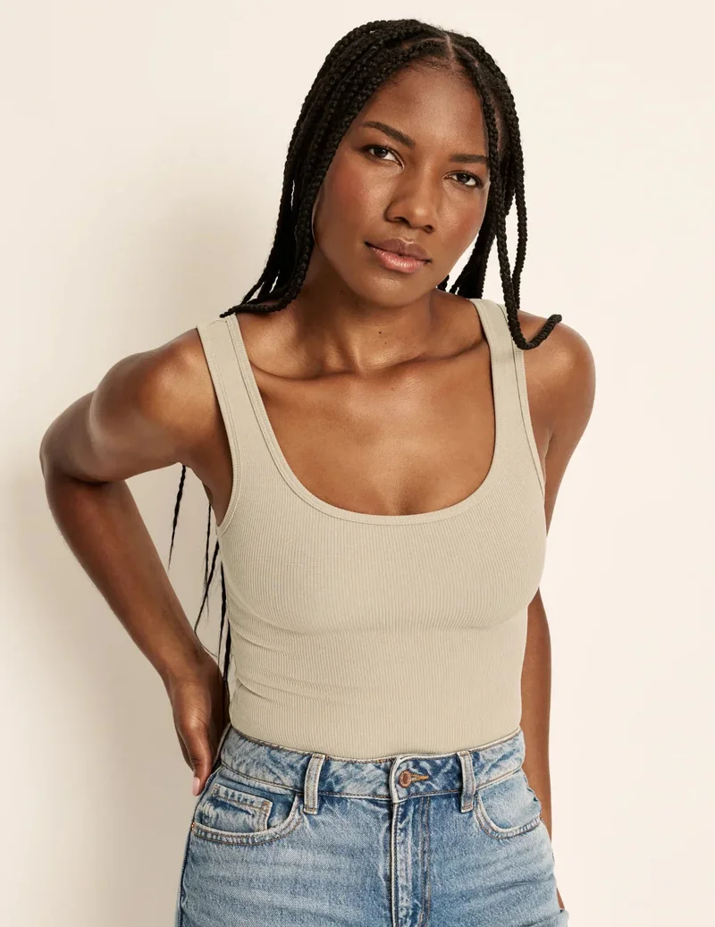Image of SculptRib™ Cotton Tank - Sale