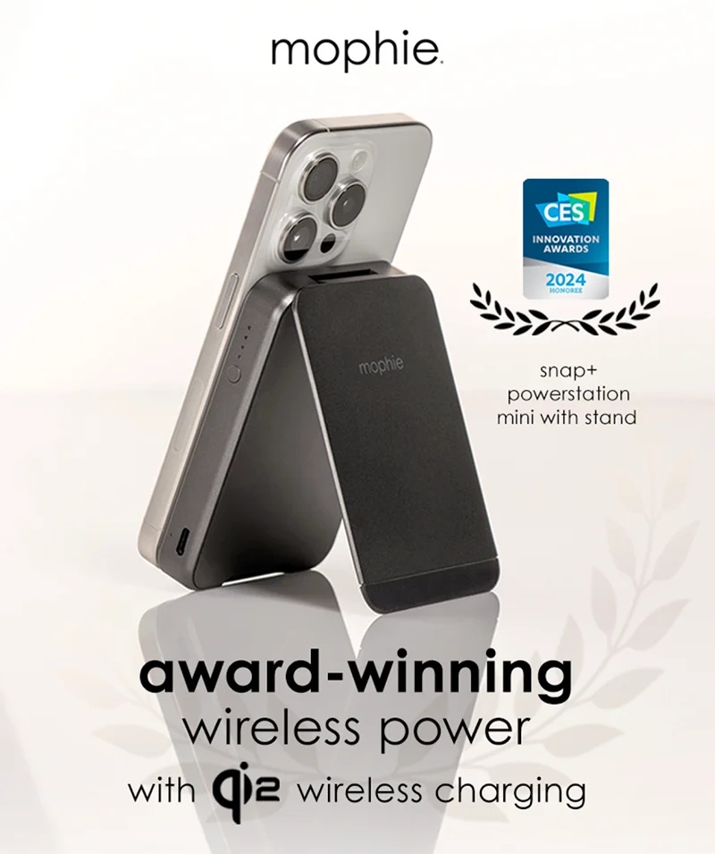 award-winning wireless power with qi2 wireless charging
