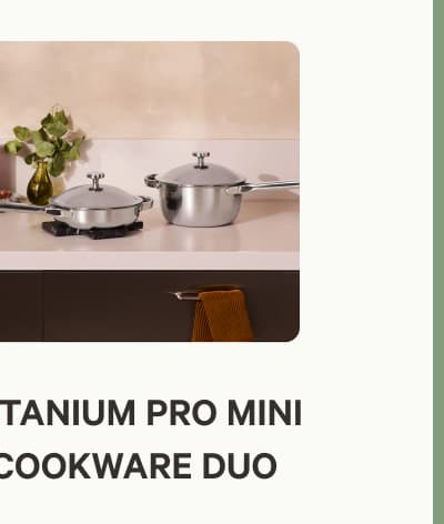 Titanium Pro Mini Cookware Duo