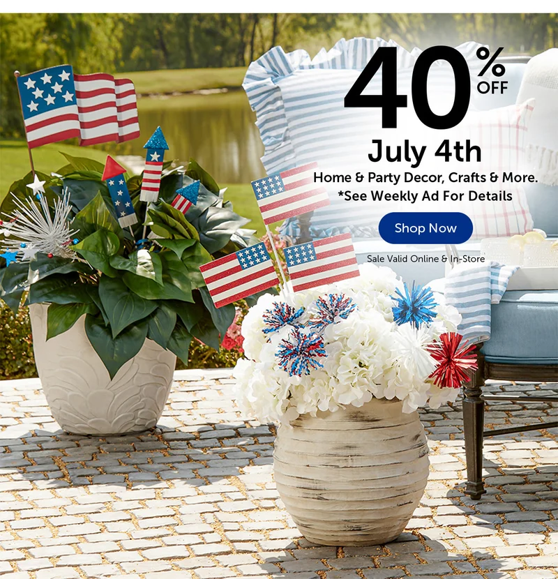 40% Off July 4th