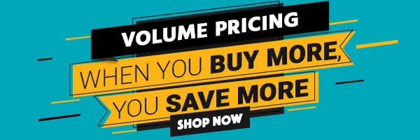 New Volume Pricing When you buy more, you save more