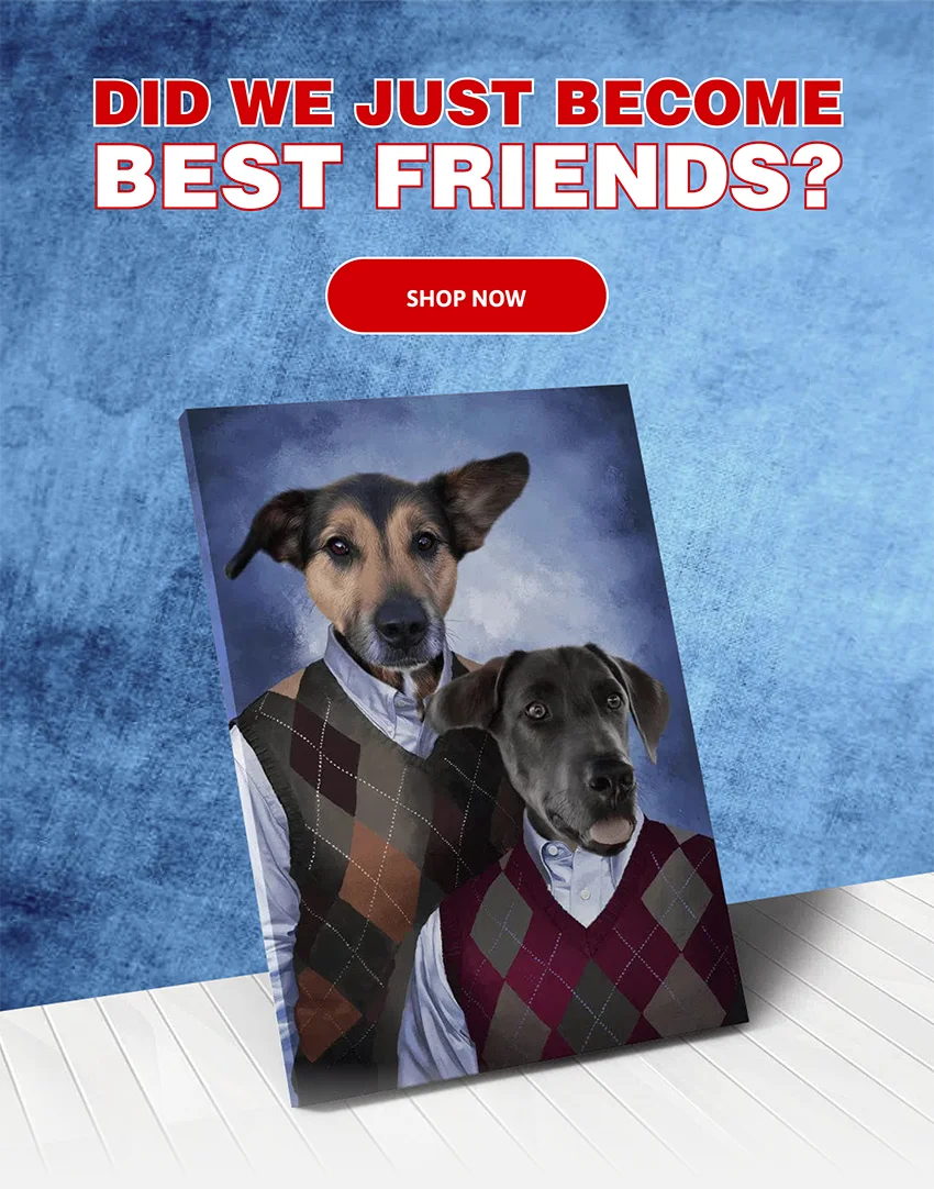 Did we just become best friends? The Stepbrothers Pet Portrait