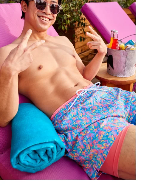 Lined Classic Swim Trunk: The Spades 5.5"