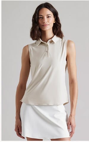Course to Court Sleeveless Polo
