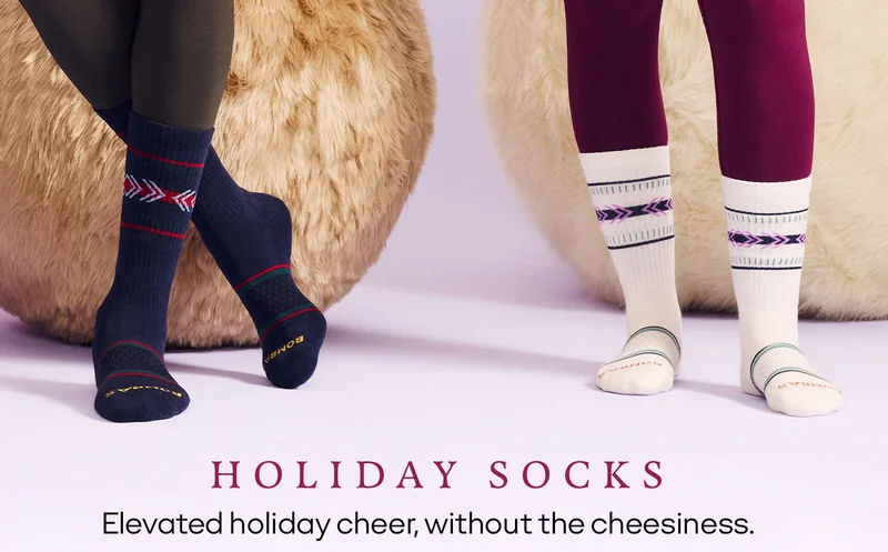HOLIDAY SOCKS | Elevated holiday cheer, without the cheesiness.