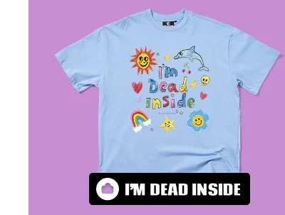 I’m Dead Inside Oversized Tee