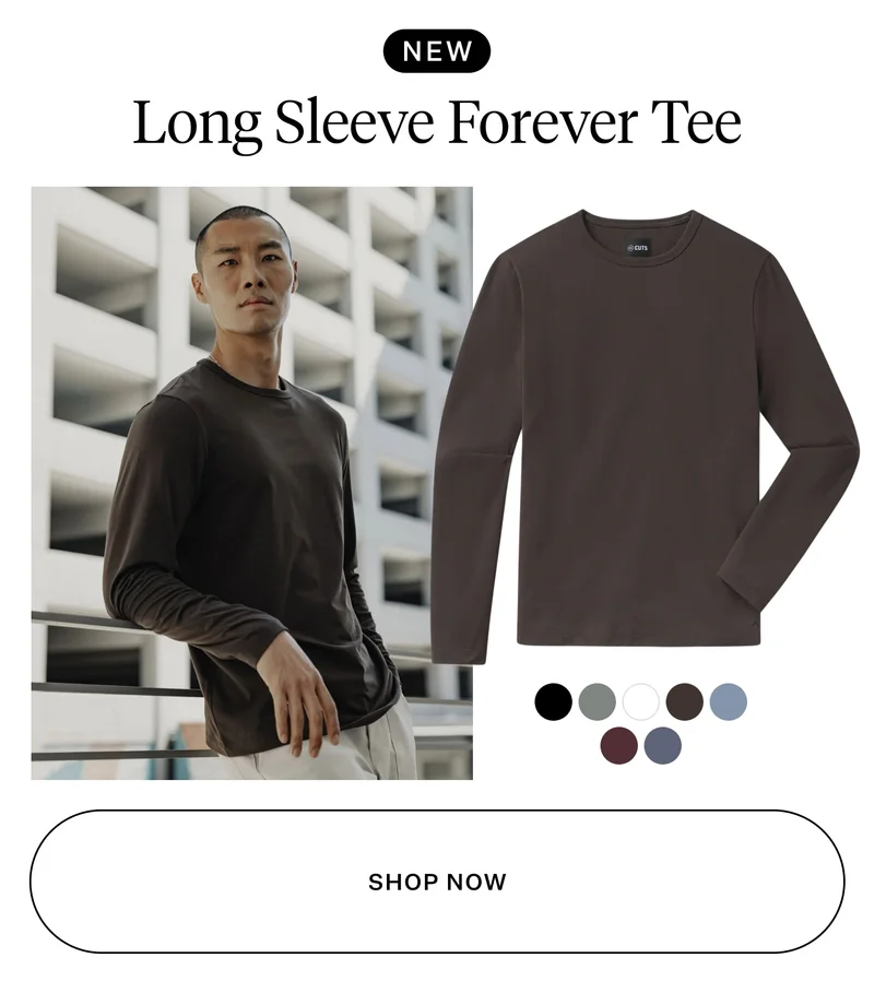 AO Forever Long Sleeve Classic-Fit Tee