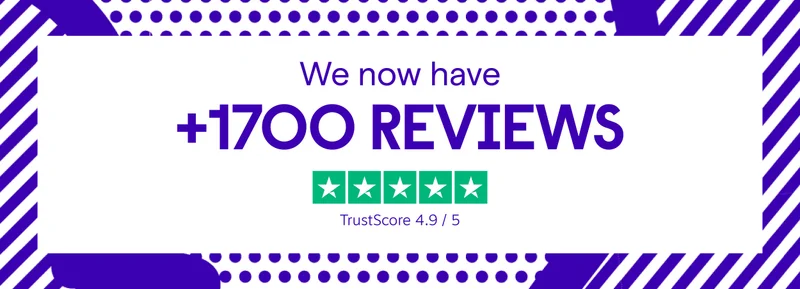 1700+ Reviews