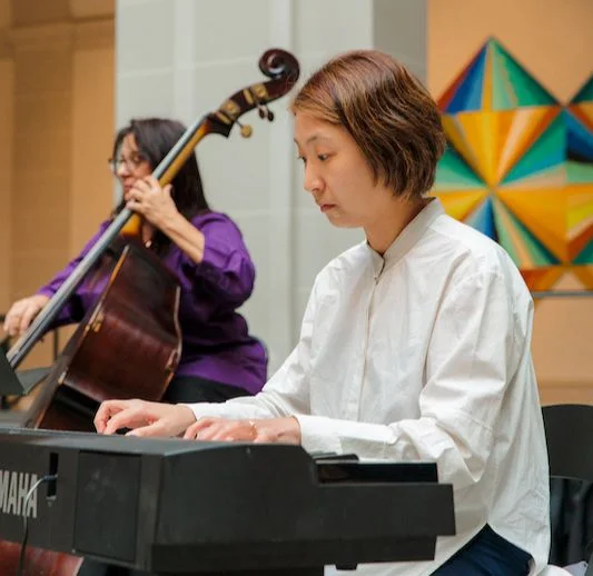 Musicians performing in the Brooklyn Museum
