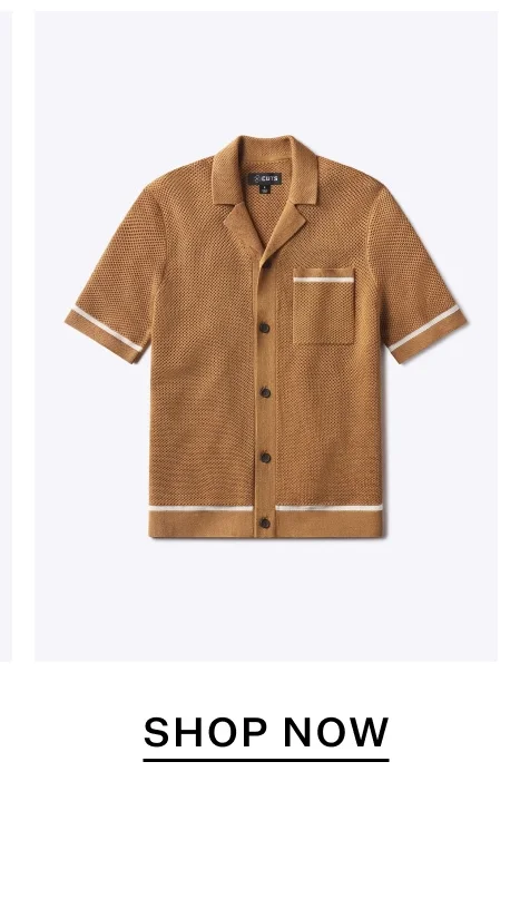 Portofino Crochet Button Up