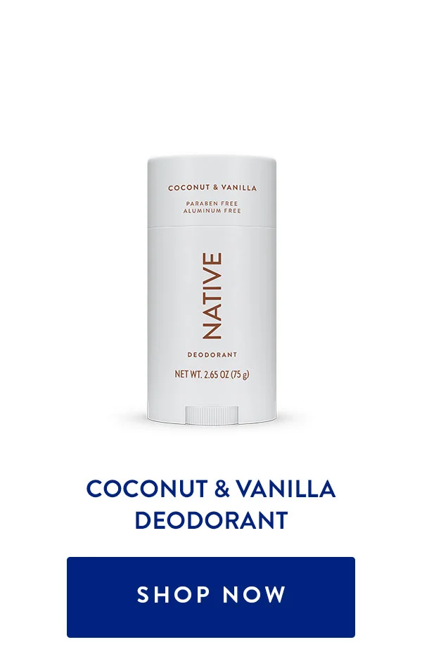 COCONUT & VANILLA DEODORANT | SHOP NOW
