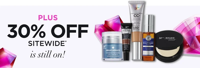 PLUS 30% OFF SITEWIDE*