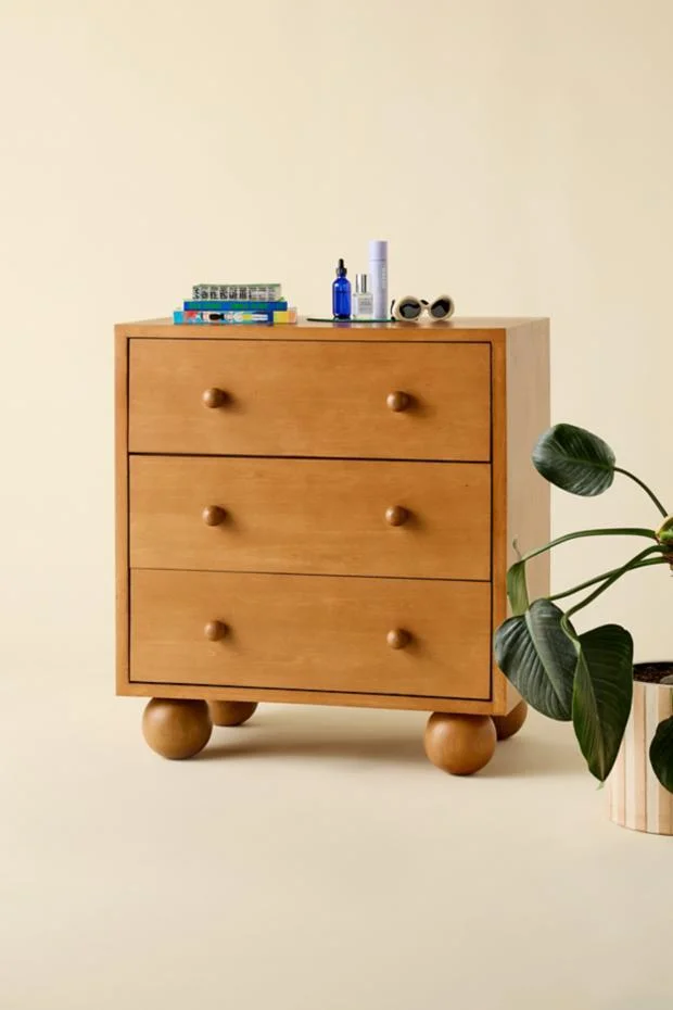 Knox 3-Drawer Wood Dresser