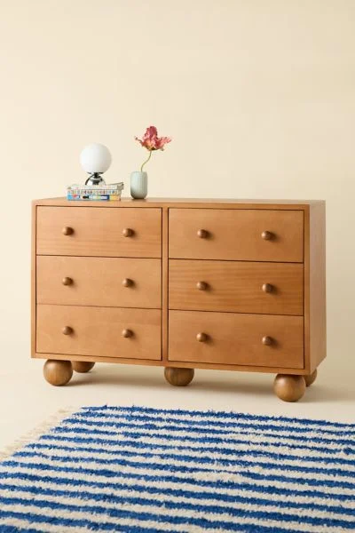 Knox 6-Drawer Wood Dresser