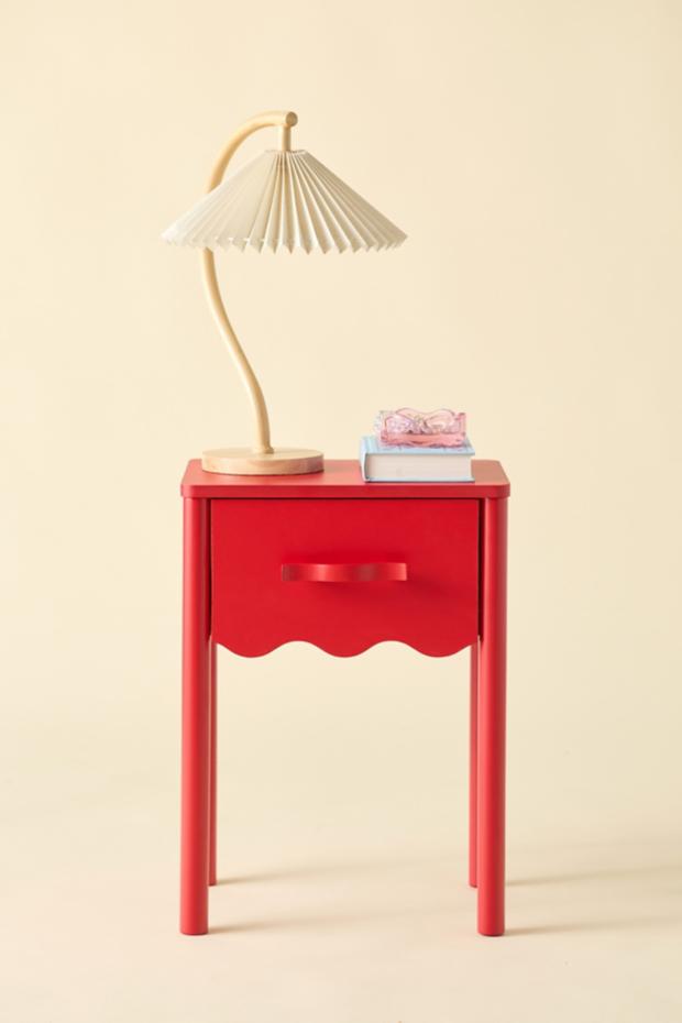 Daya Squiggle Storage Nightstand