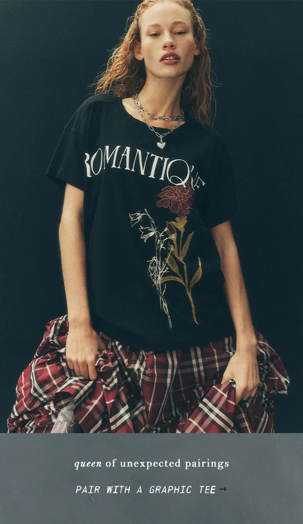 pair with a graphic tee