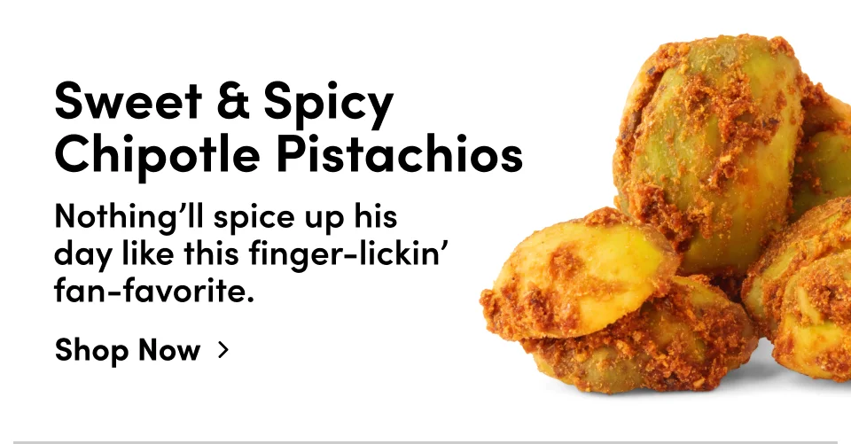 Sweet and Spicy Chipotle Pistachios